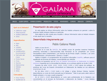 Tablet Screenshot of gelatsgaliana.com